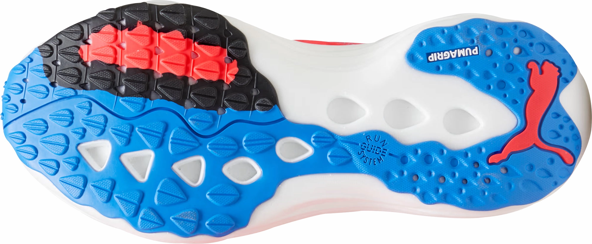 Puma ForeverRun Nitro Mens Running Shoes - Red Aerodynamic Sole Design