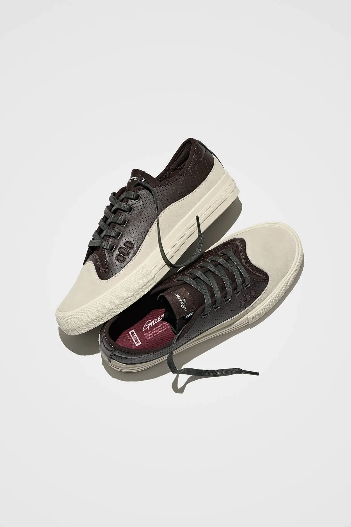 Gillette - Mocha/Antique - Skate Shoes Slim Build Cozy Support