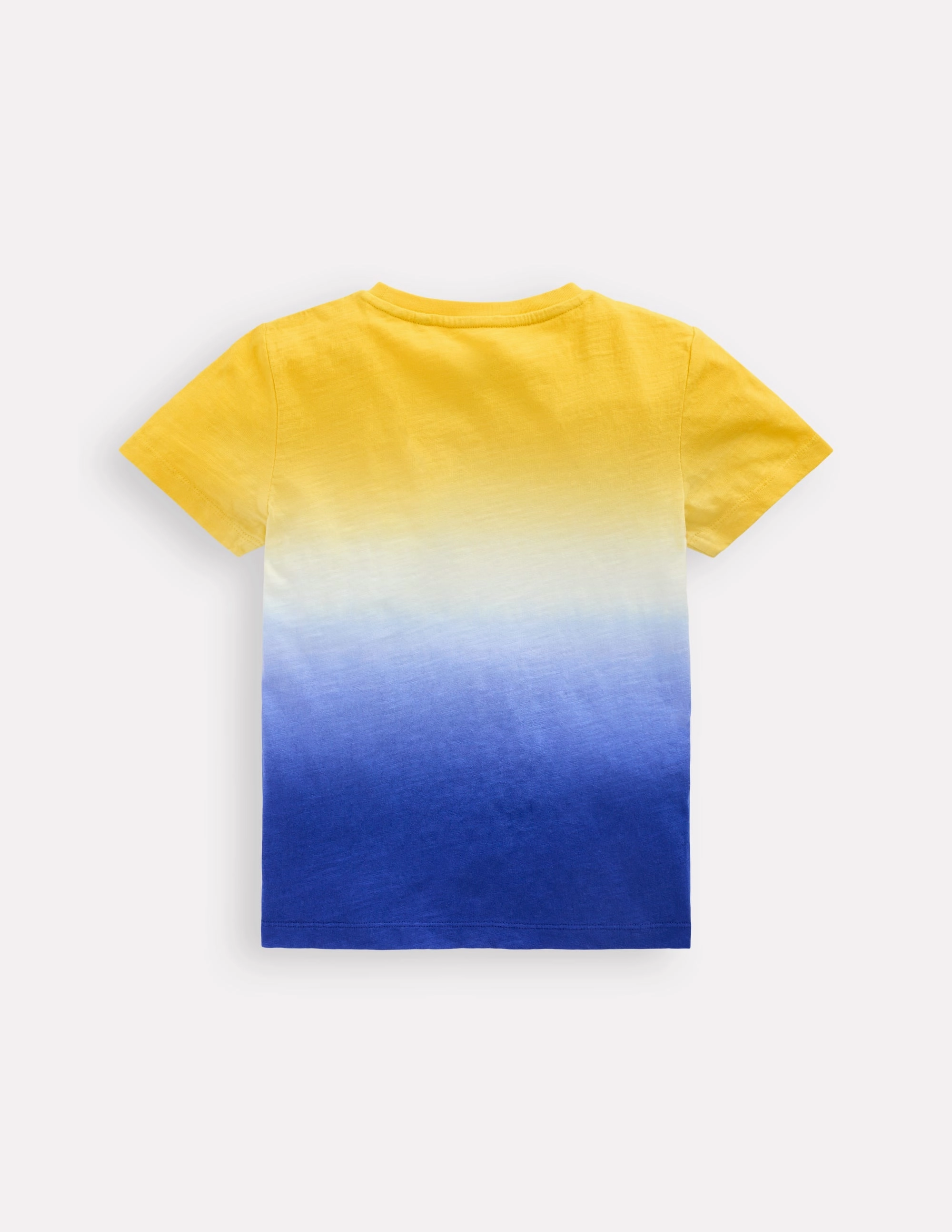 Tie Dye T-Shirt-Pineapple Yellow/ Bright Blue Comfort and Ease