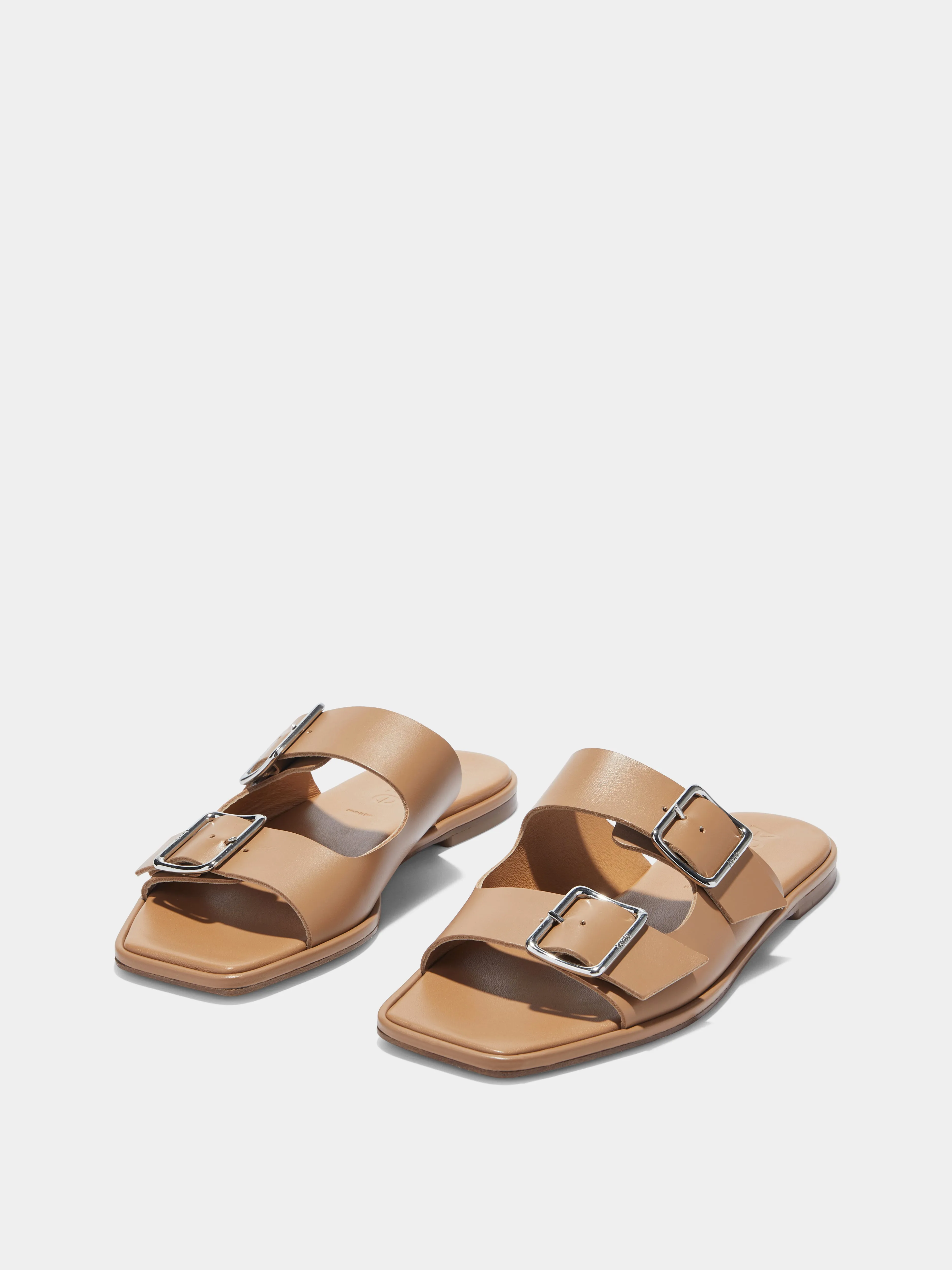 Elastic Balanced Step Tonya Leather Sandals