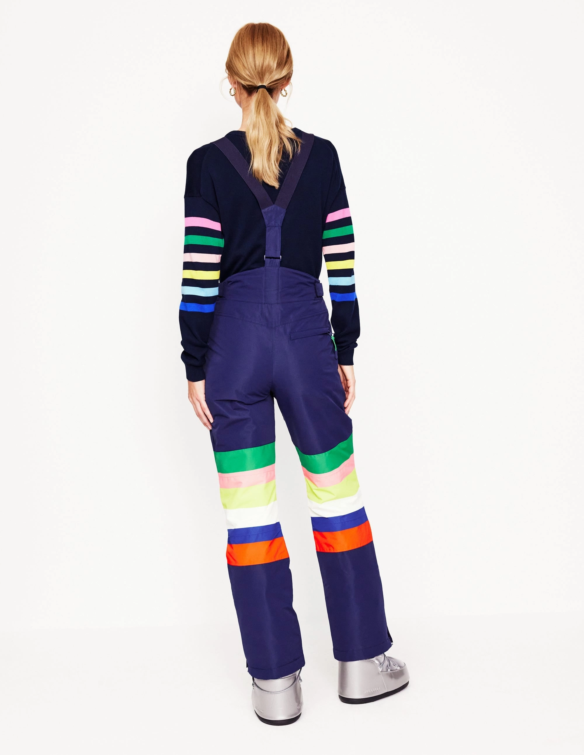 Air Flow Ski Salopettes-Rainbow