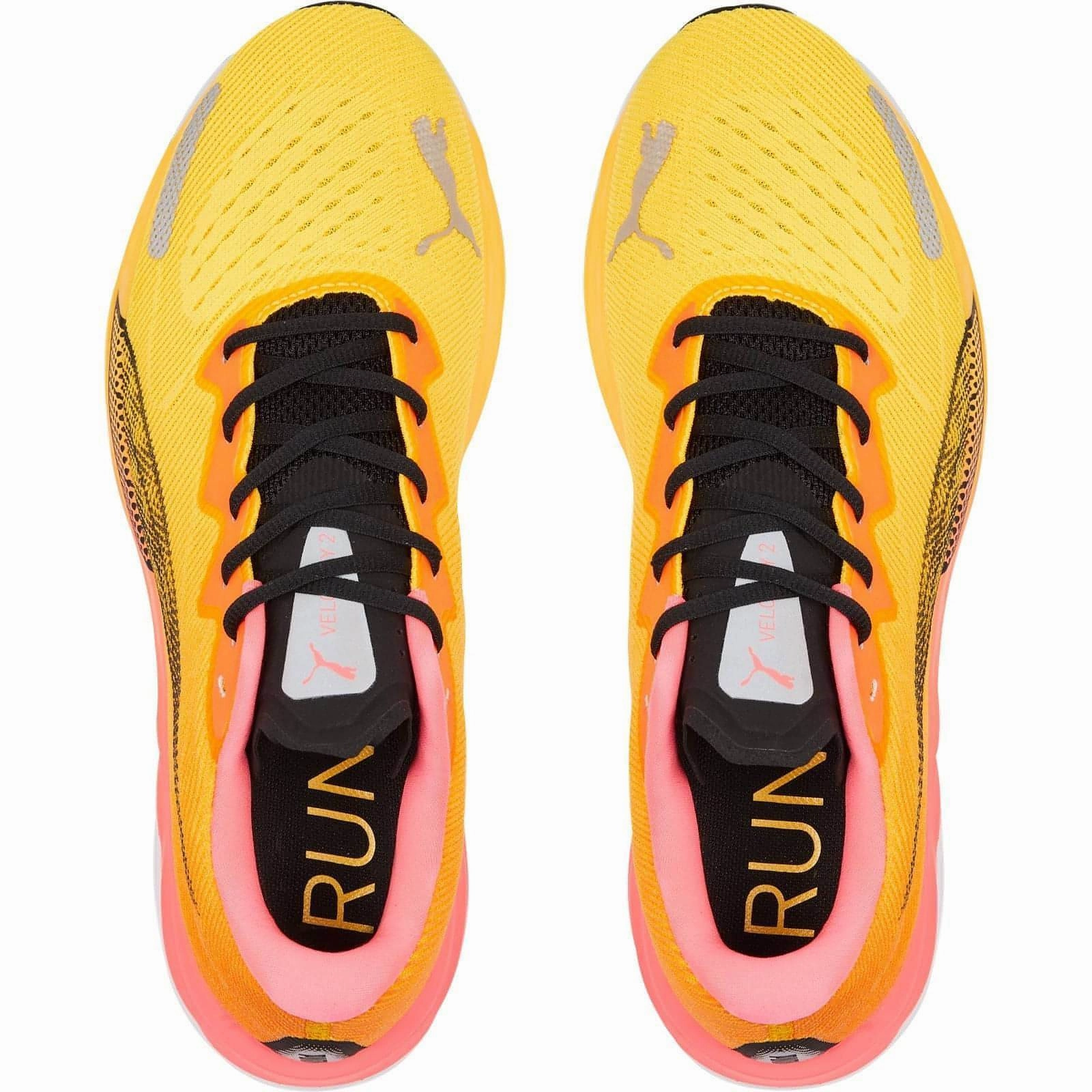 Puma Velocity Nitro 2 Mens Running Shoes - Orange cross - country running option morning running shoes