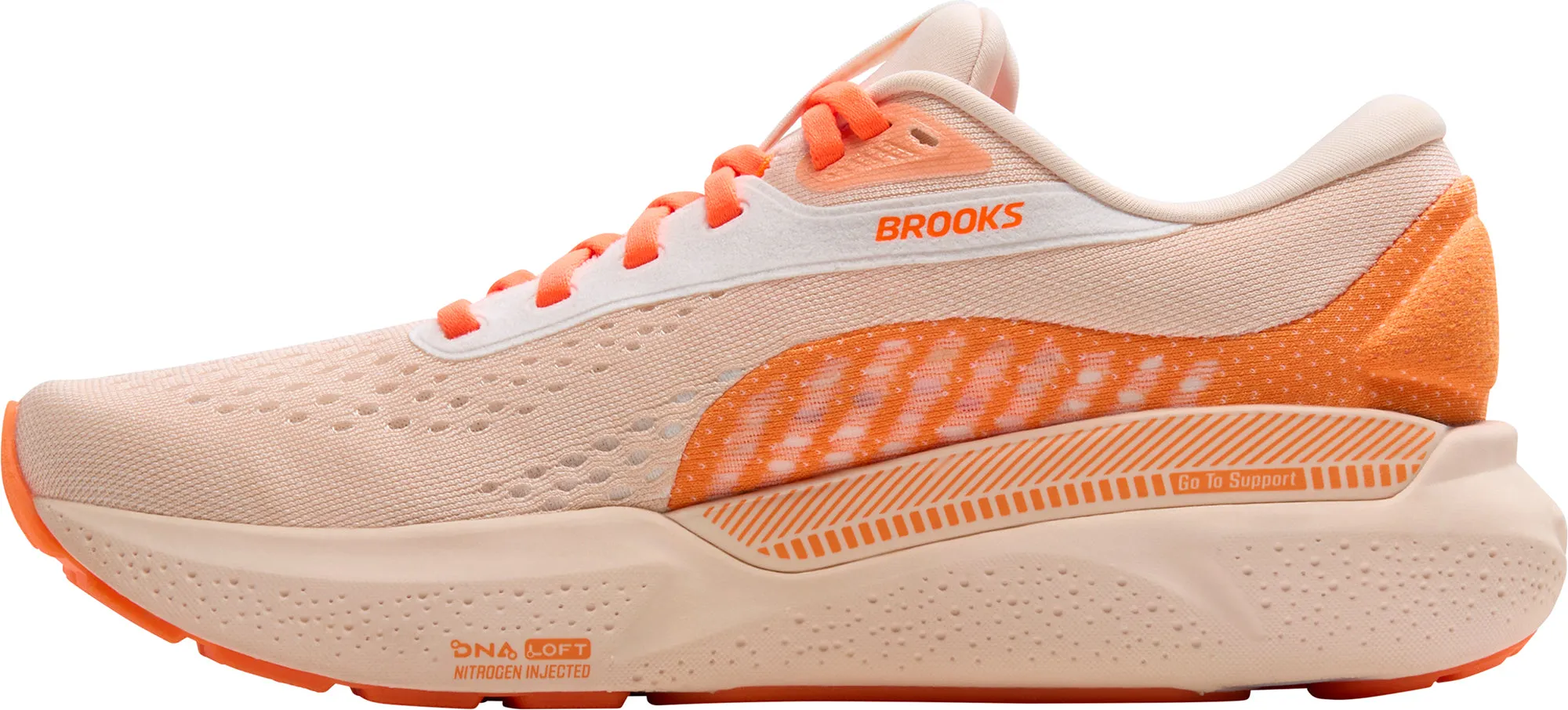 Aero Dynamic Ventilation Brooks Adrenaline GTS 24 Womens Running Shoes - Orange