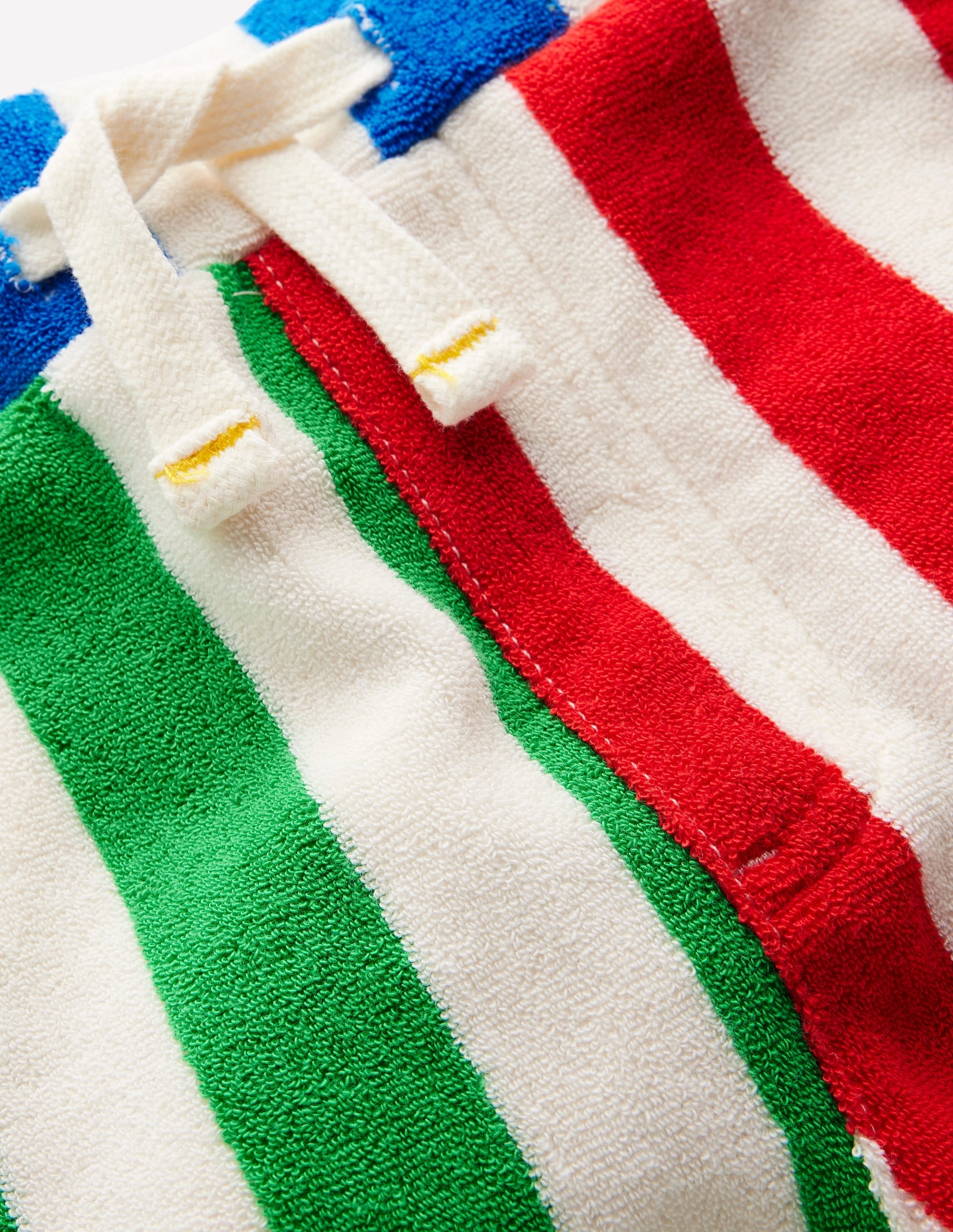 Towelling Shorts-Fiesta and Directoire Stripe Mood Piece