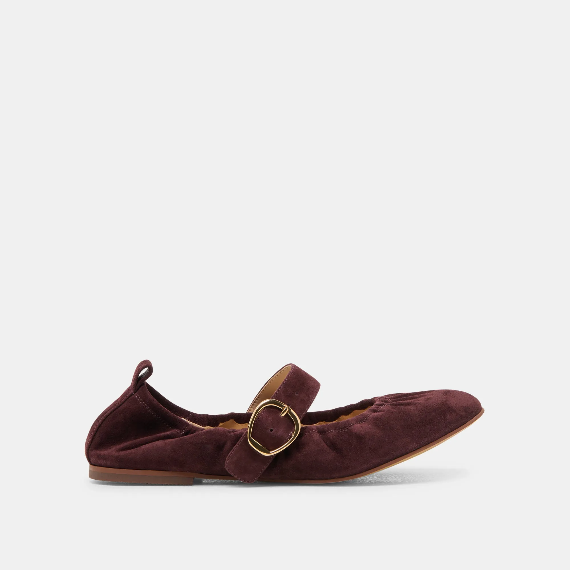 CAELY BALLET FLATS MULBERRY SUEDE Peace Path Peace Walk
