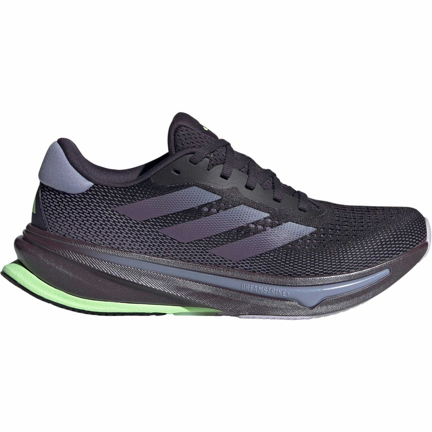 Non Slip Traction Pattern Toe Cap adidas Supernova Rise Womens Running Shoes - Black