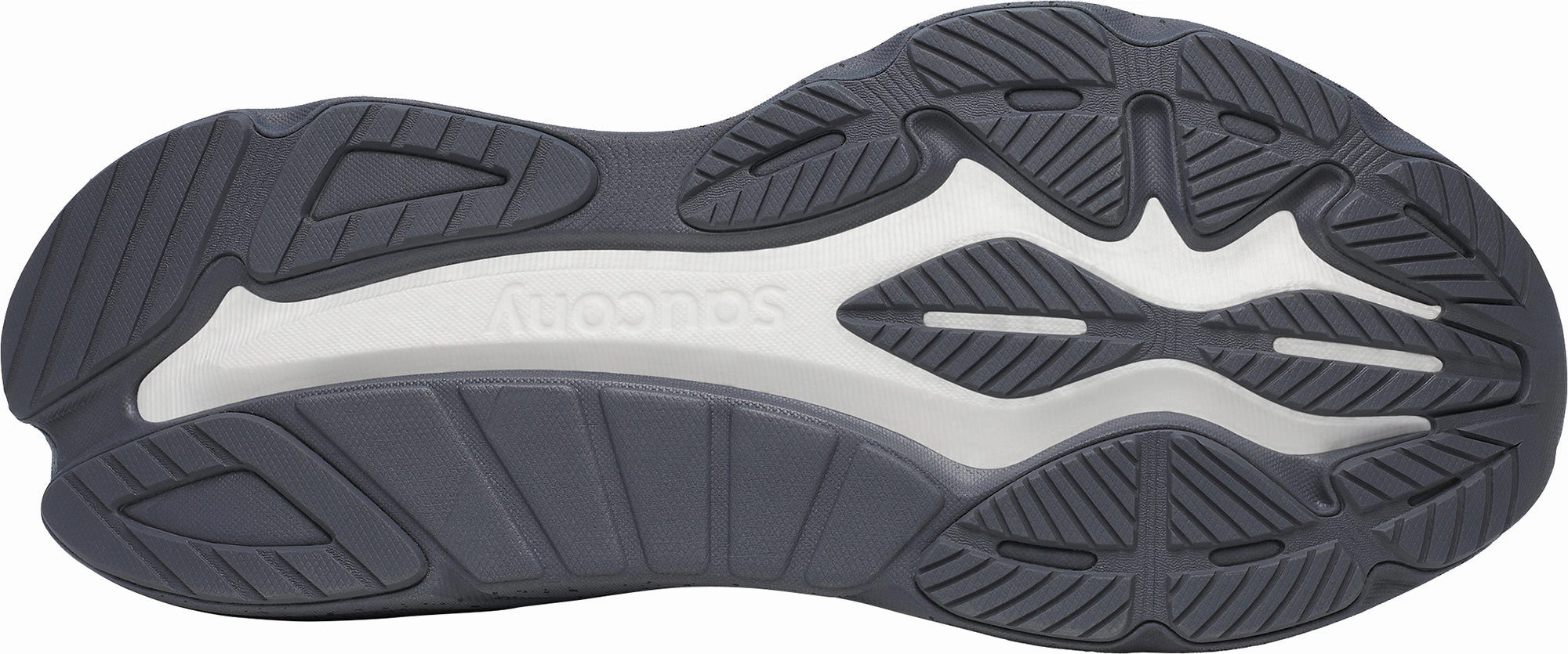 padded toe Saucony Hurricane 24 Mens Running Shoes - Black