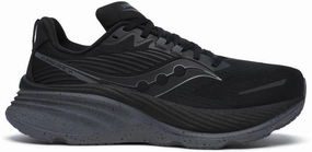 Long Distance Comfort Slip Resistant Pattern Saucony Hurricane 24 Mens Running Shoes - Black