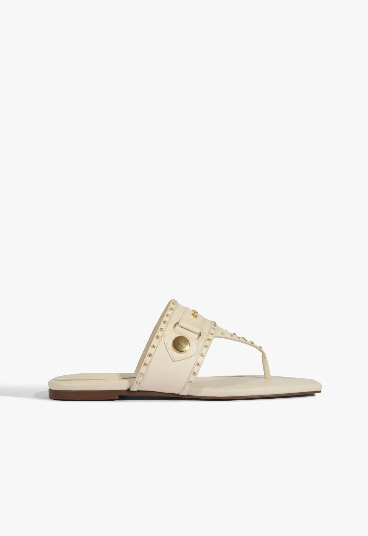 Aria White Leather Sandal Chic Comfortable