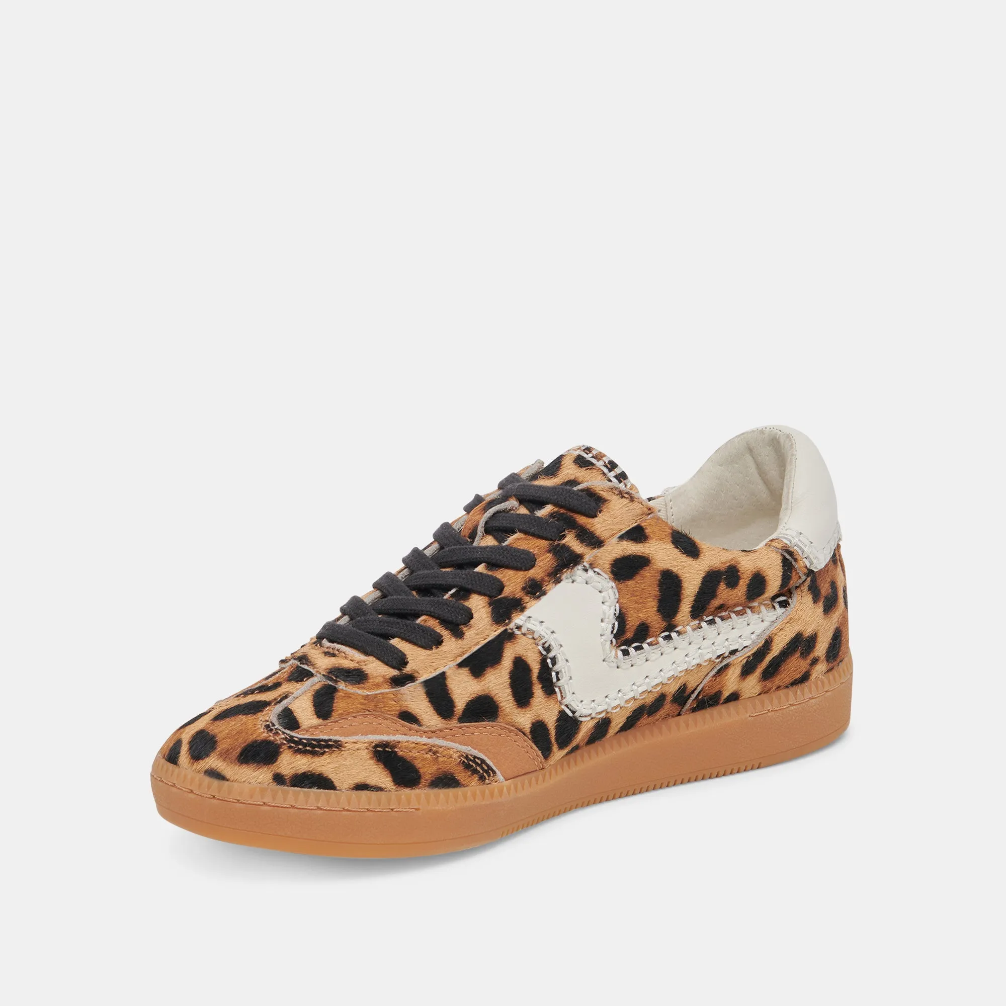 NOTICE STITCH WIDE SNEAKERS DK LEOPARD CALF HAIR Light Arch