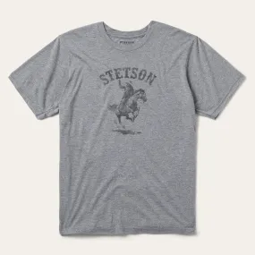 BBQ Party Bronco Rider Graphic Tee