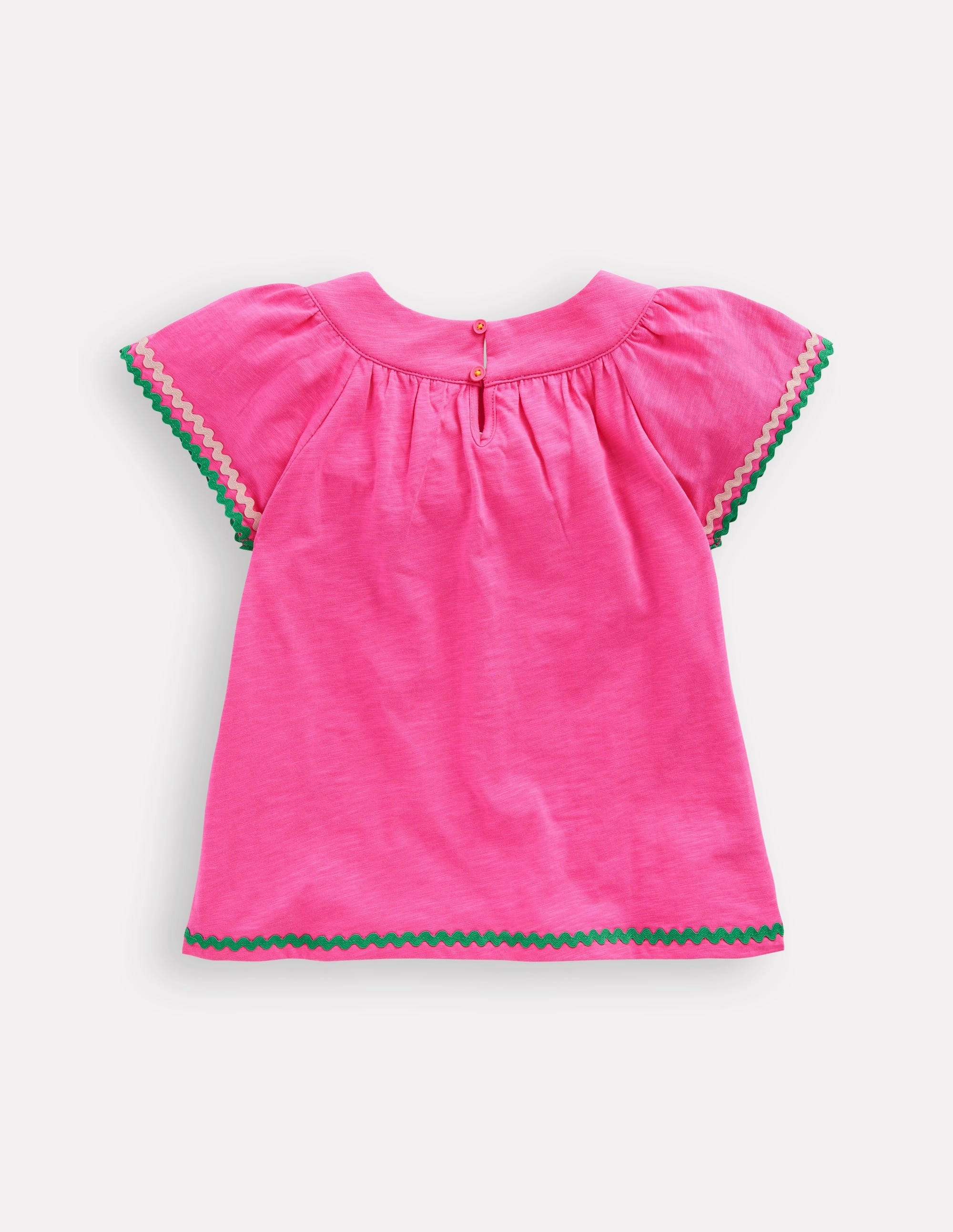 Adaptable Cozy Comfort Look Trim Detail Pretty Top-Sorbet Pink