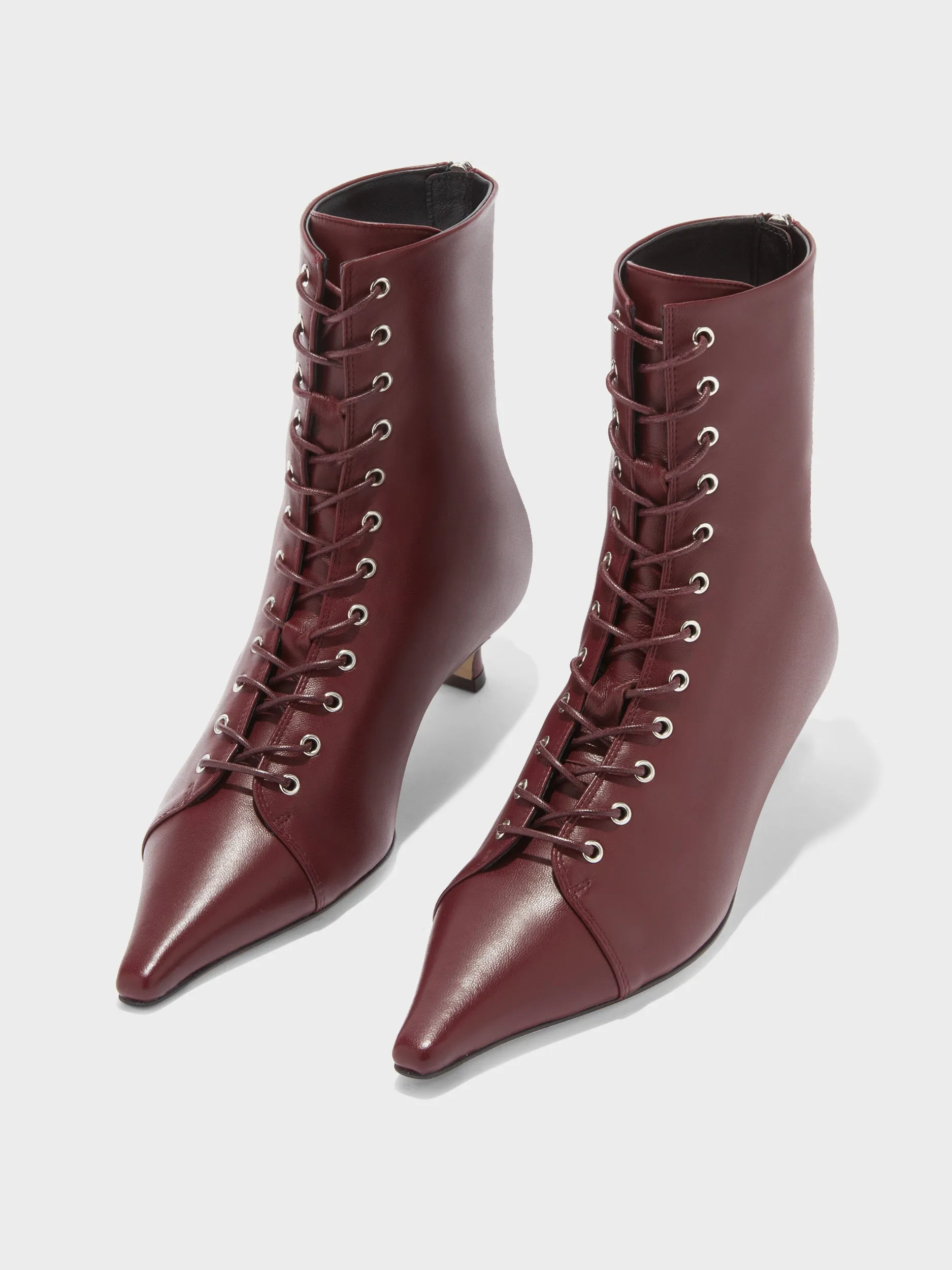 Trixi Lace-Up Boots City Chicfit Practical Design