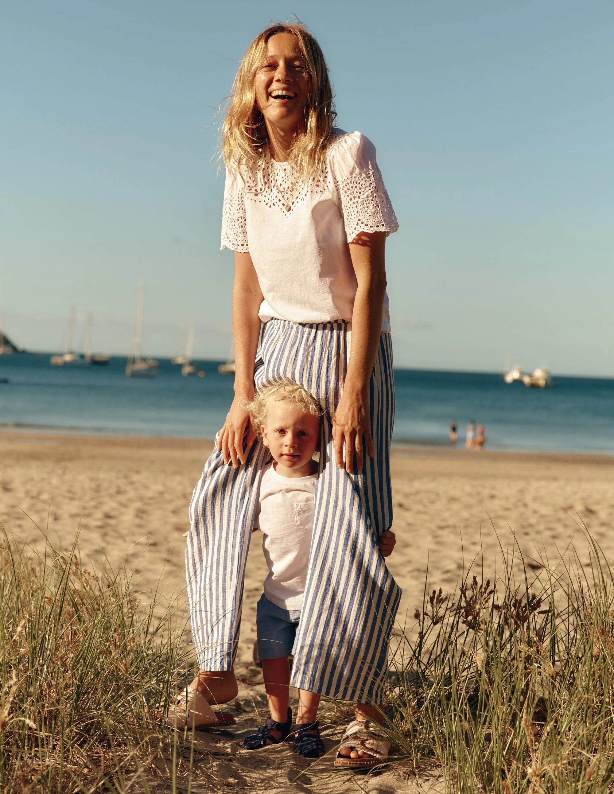 Affordable accessibility Isabel Broderie Top-White