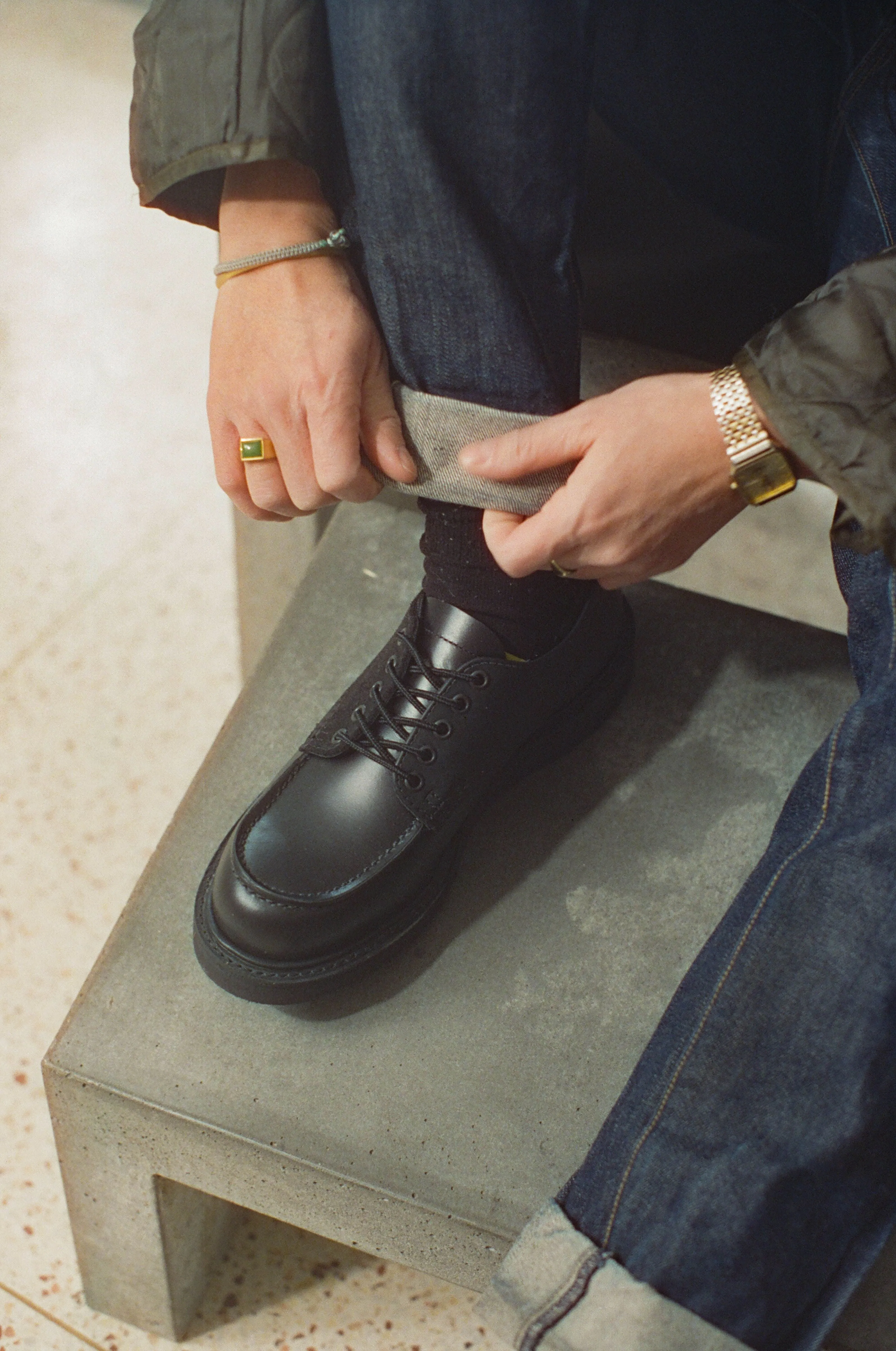 Heat Lock Feather Light Mountain Climber Engineered Garments x Shop Moc Oxford 3110 - Triple Black