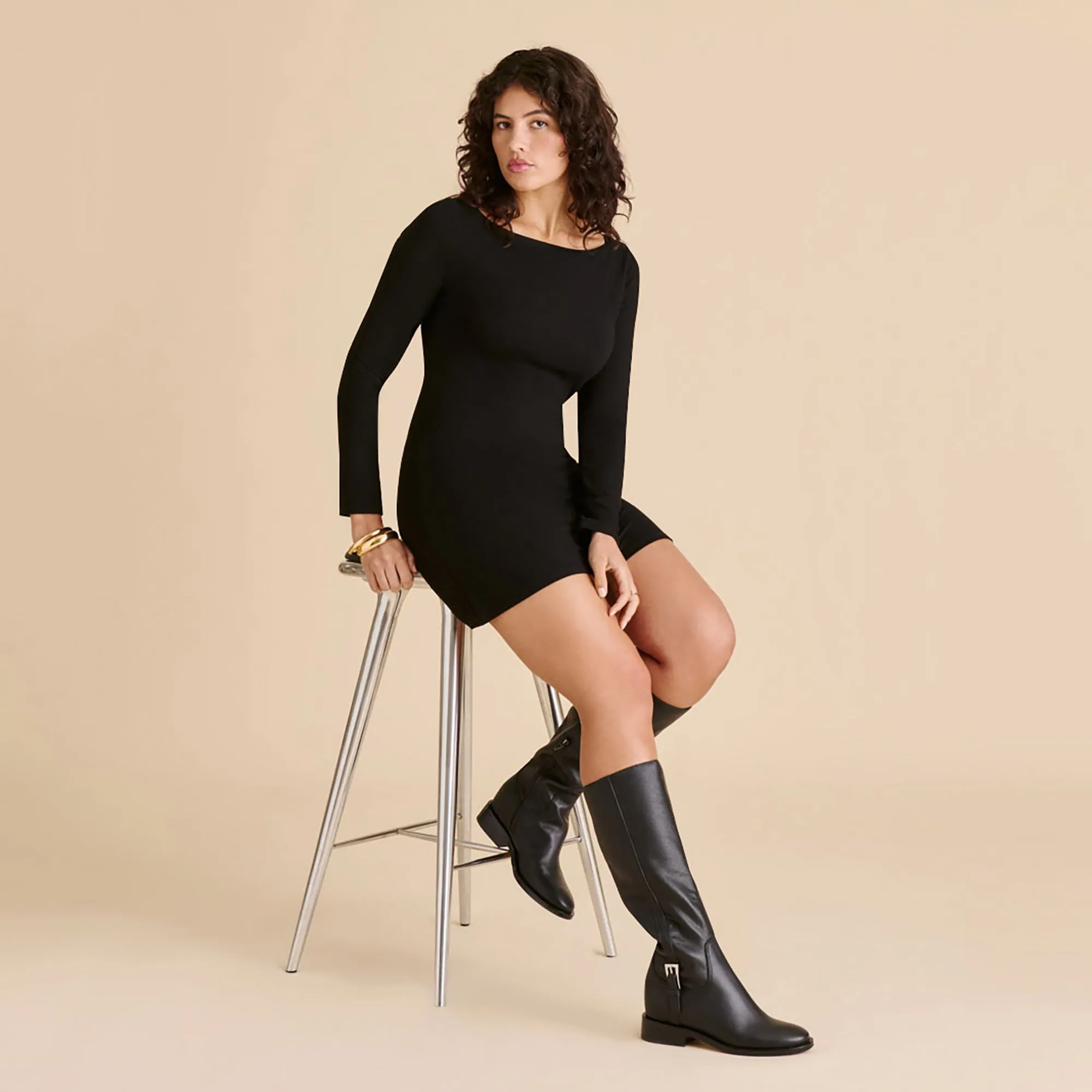 Air Flow Eco Material Cold Weather Commuter KILIAN H2O BOOTS BLACK LEATHER