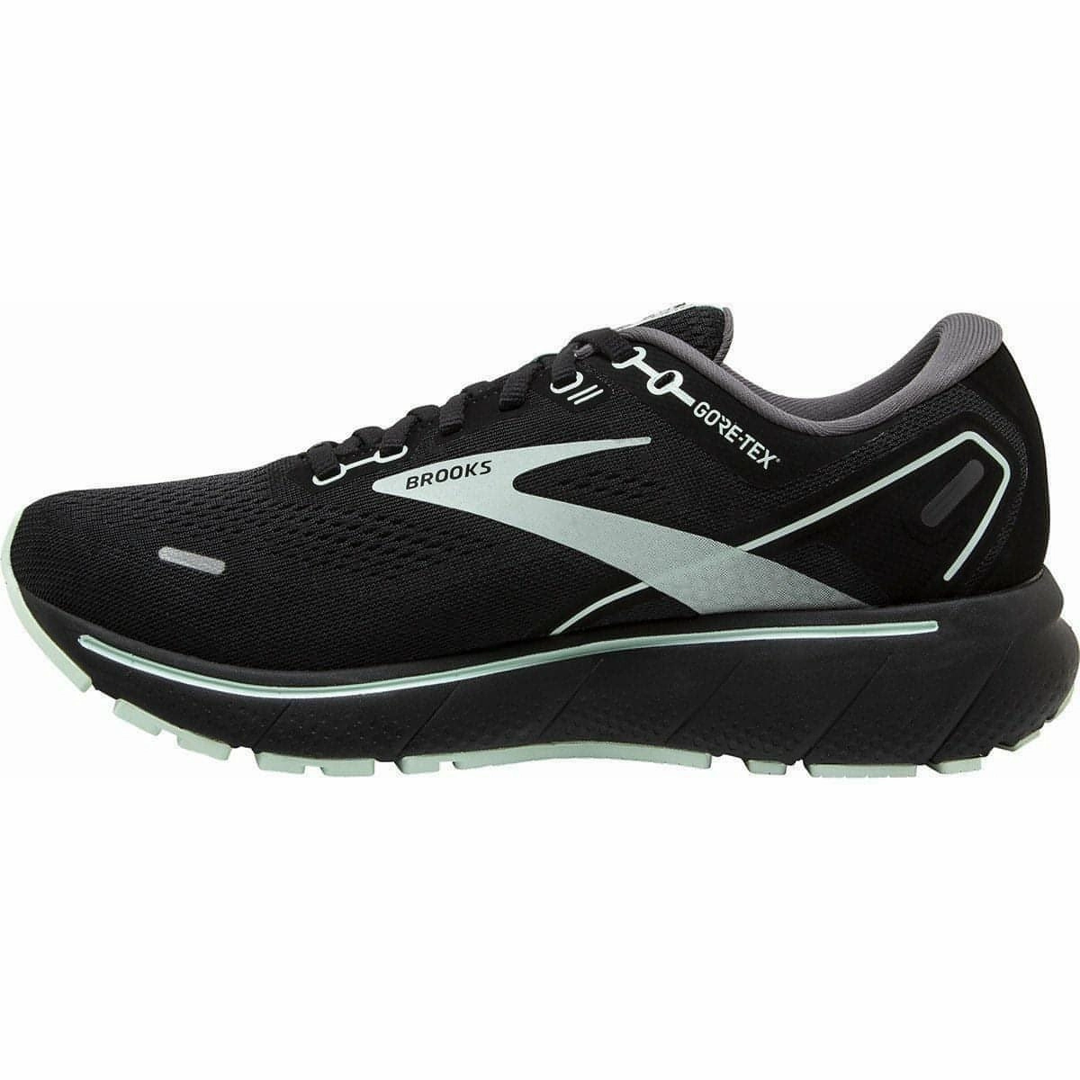 Speed Traction Brooks Ghost 14 GORE-TEX Womens Running Shoes - Black