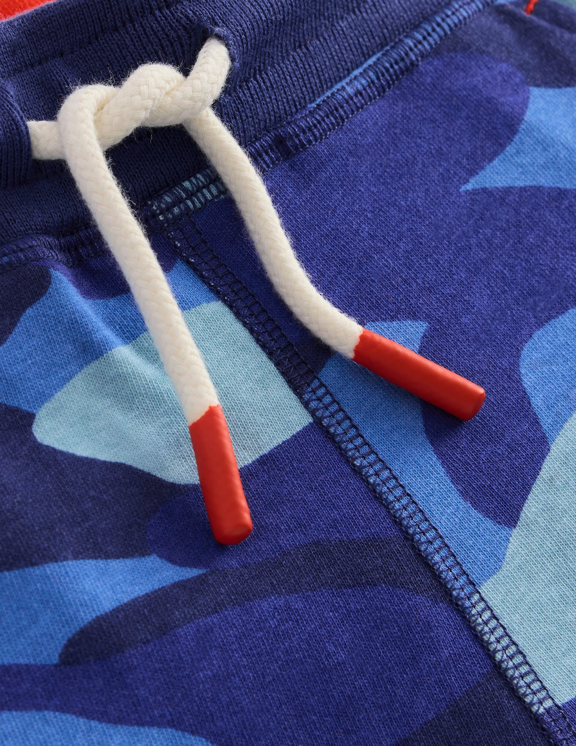 Non Restrictive Waistband Jersey Baggies-Blue Camo