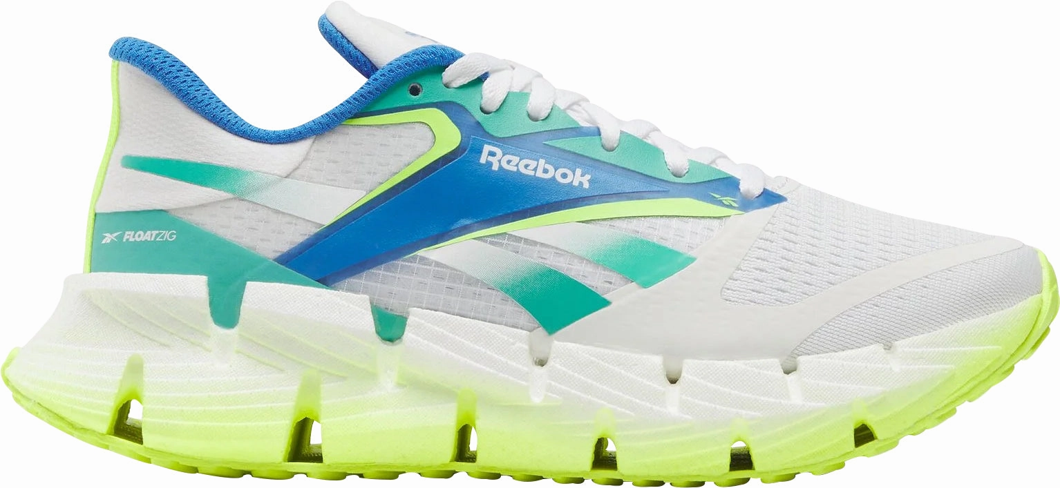 Reebok FloatZig 1 Womens Running Shoes - White Sweat Resistant