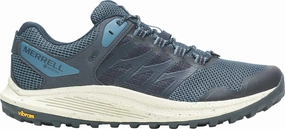 Merrell Nova 3 GORE-TEX Mens Trail Running Shoes - Blue foot biomechanics