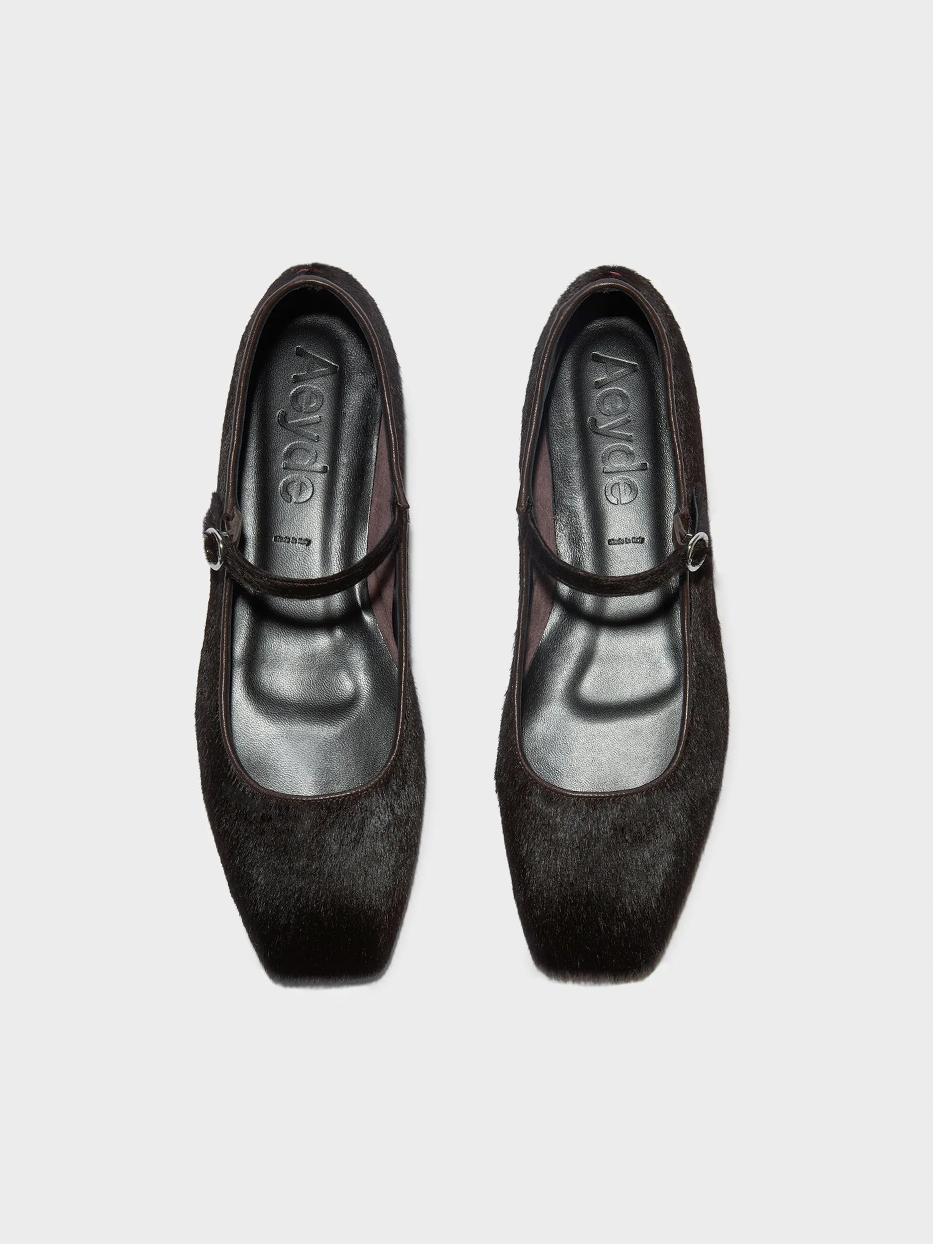 Slip Resistant Uma Ponyhair Flats