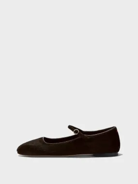 Minimalist Comfort Elastic Band Uma Ponyhair Flats