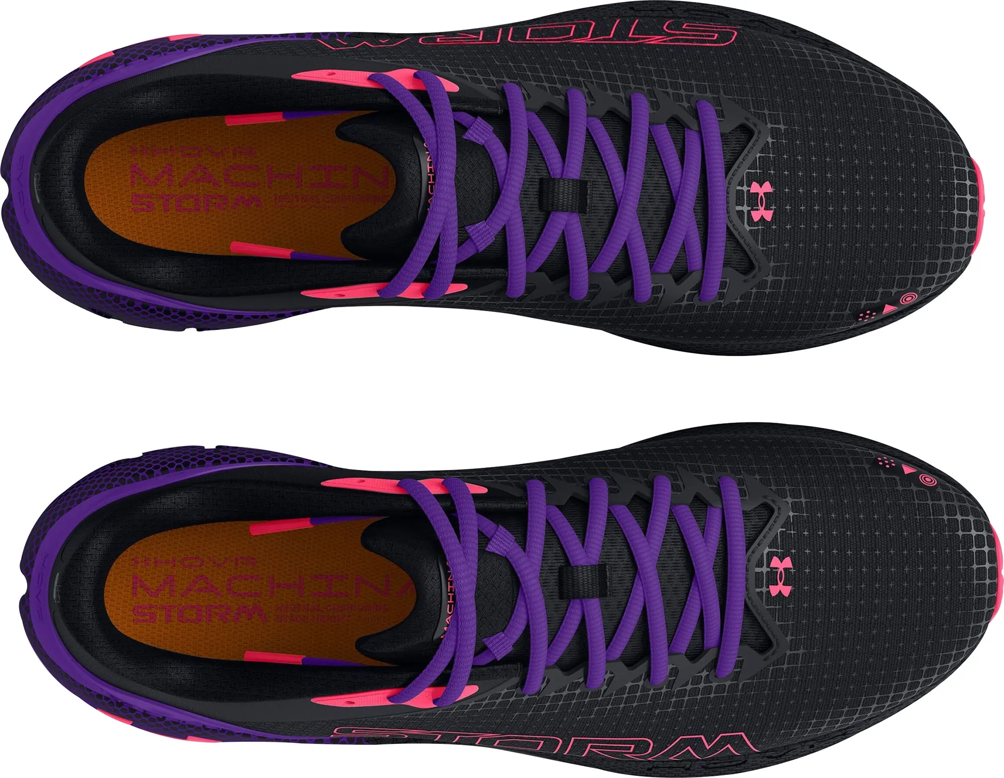 Under Armour Machina Storm Mens Running Shoes - Black Running Goals Endurance Support