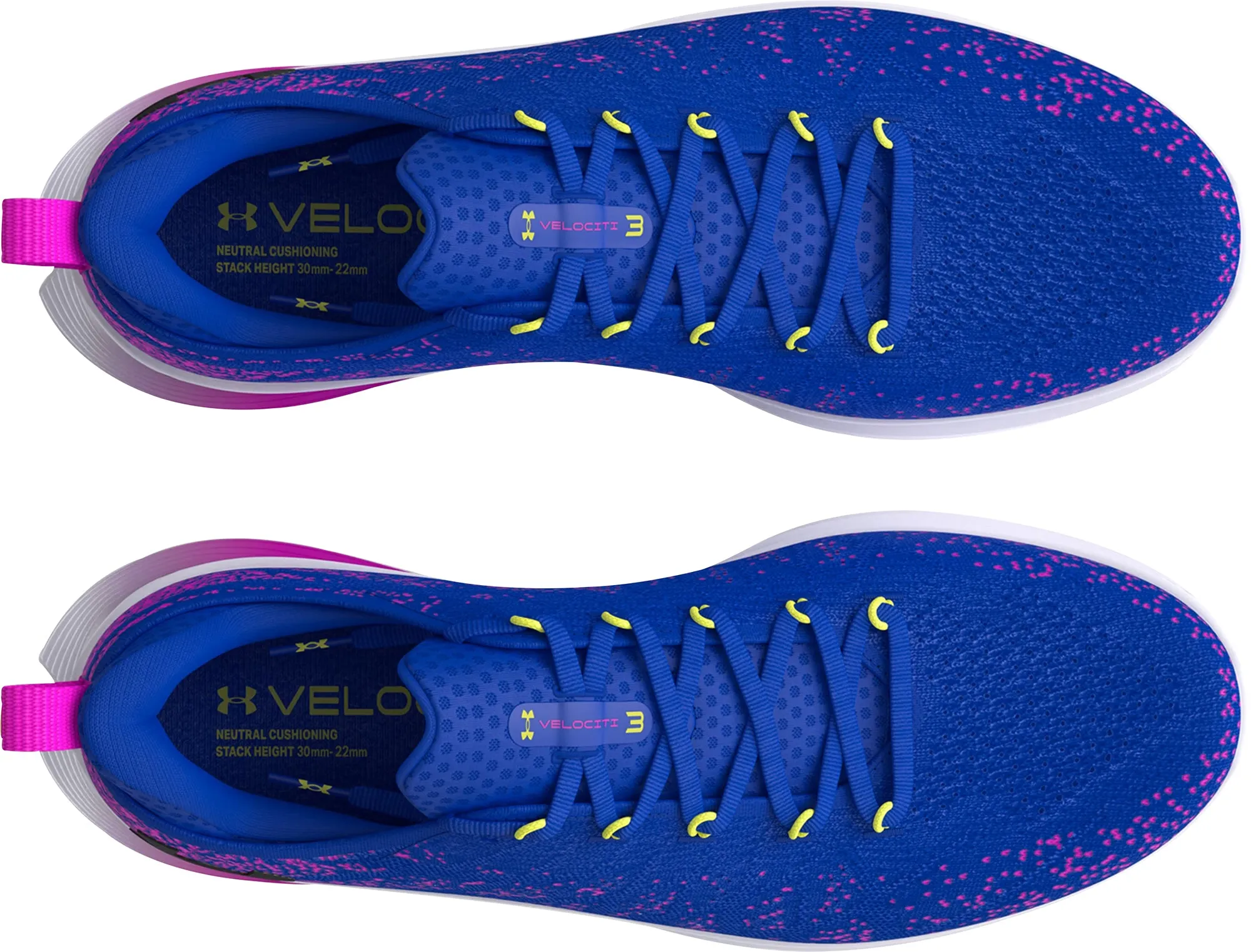 running in the countryside neoprene - upper shoes Under Armour Velociti 3 Mens Running Shoes - Blue