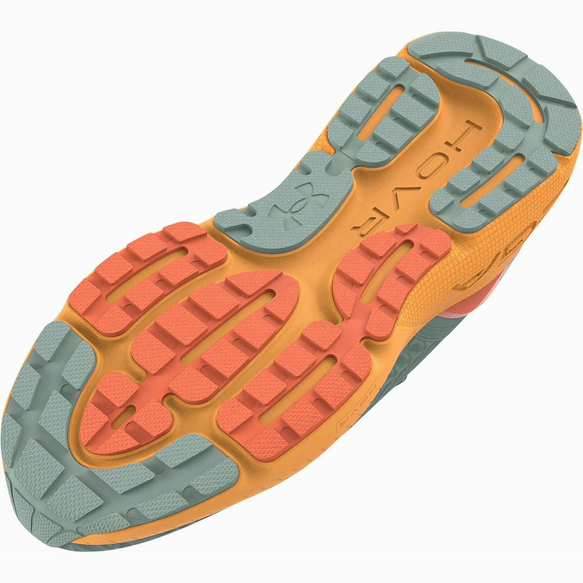 Under Armour HOVR Mega 3 Clone Womens Running Shoes - Green Heat Sealed Seam Technology