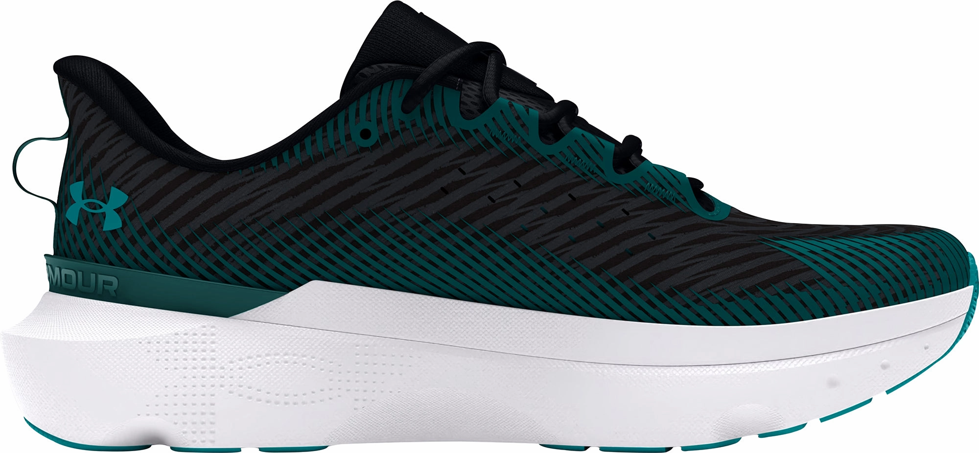 Under Armour Infinite Pro Mens Running Shoes - Black Rolling Transition low - arch - feature shoes