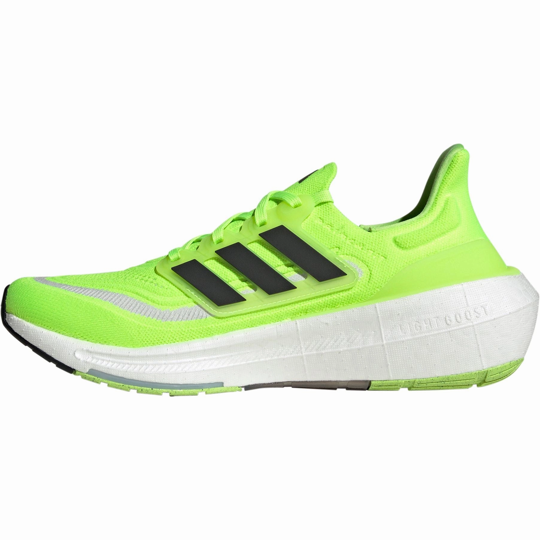 Supportive footwear running in a softball field area shoes adidas Ultra Boost Light Mens Running Shoes - Green