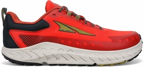 morning run Altra Outroad 2 Mens Trail Running Shoes - Red