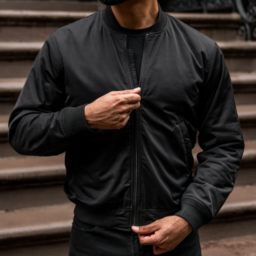 Union Bomber Jacket | Black Luggage