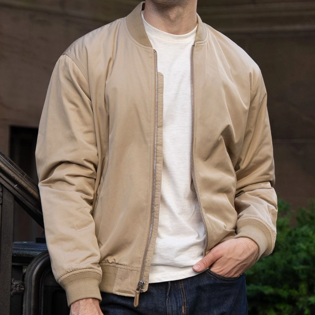 Union Bomber Jacket | Khaki Heal Practical Comfort