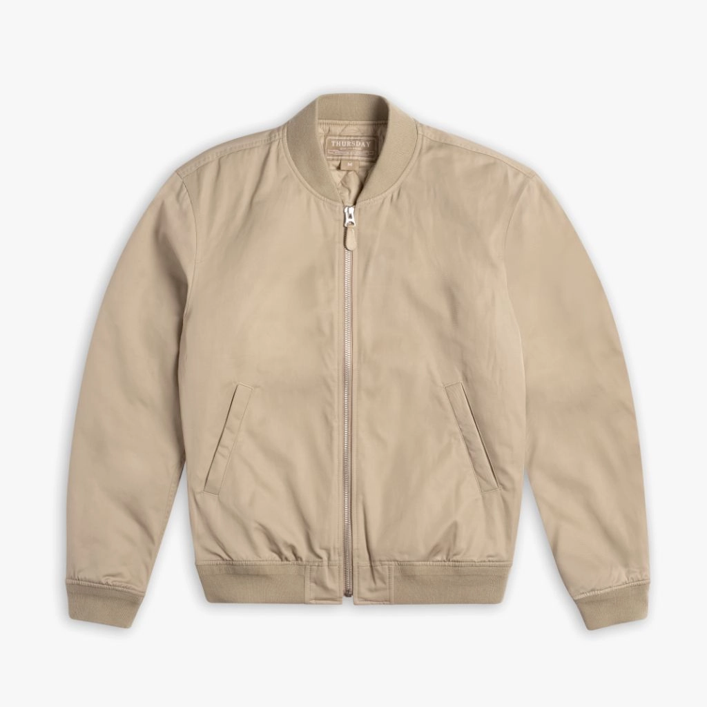 Rain Break Union Bomber Jacket | Khaki