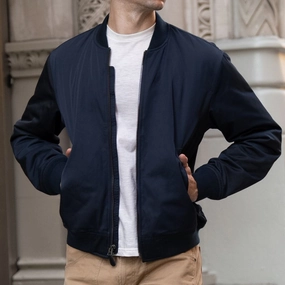 Warm Protection Union Bomber Jacket | Navy