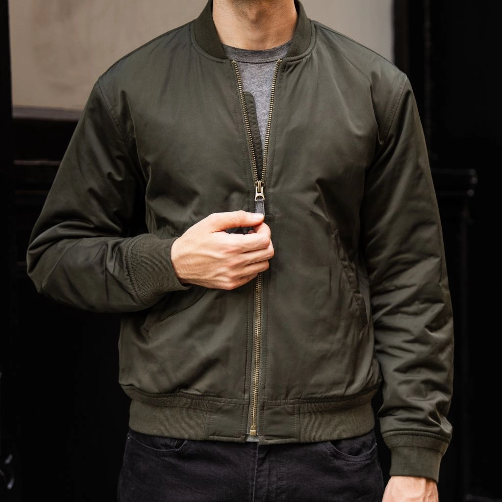 Smart Layer Union Bomber Jacket | Olive