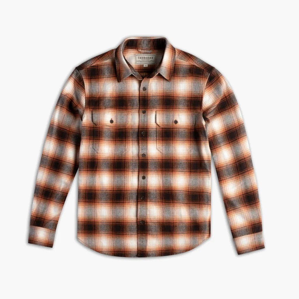 Summit Flannel Shirt | Harvest Ventilated Back