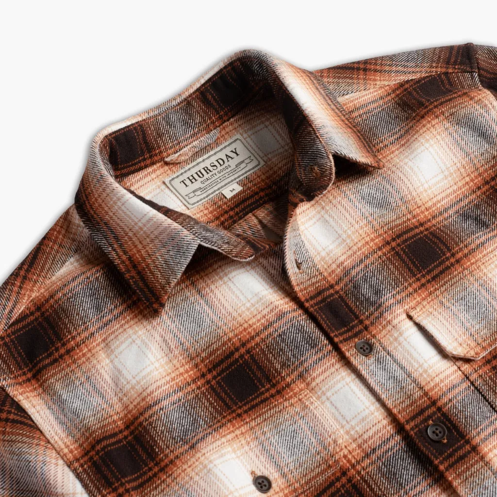 Summit Flannel Shirt | Harvest Striped style