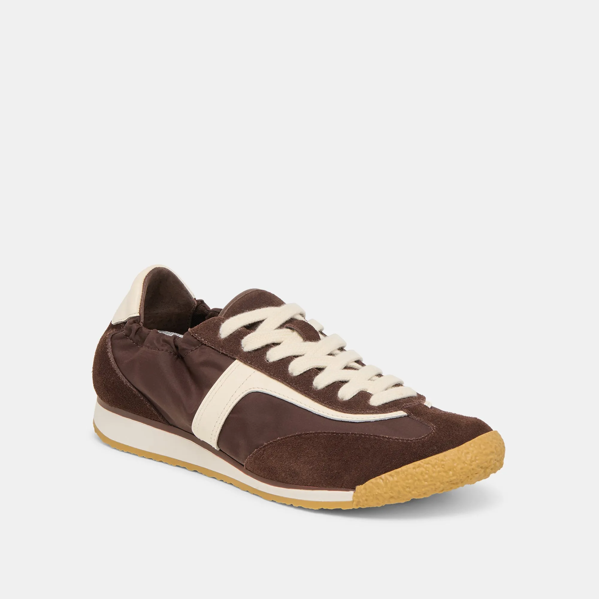 SARIYA SNEAKERS DK BROWN NYLON Ventilation Channel Tech