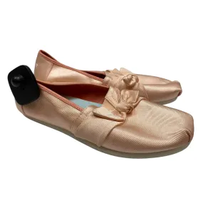 Sleek Construction Shoes Flats By Toms In Pink, Size: 6.5