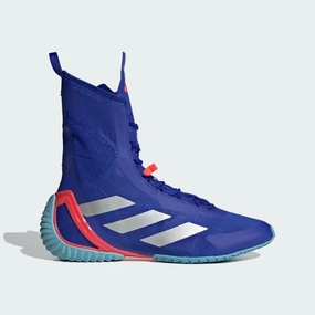 adidas Speedex Ultra Boxing Boots Blue & Silver Minimal Design Trail Ready Footwear