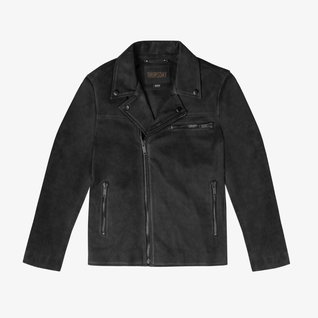 NonBulky Midweight Build Motorcycle Jacket | Black Matte