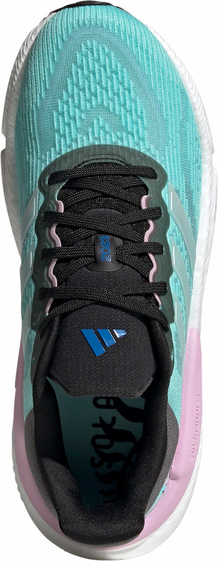 adidas Solar Boost 5 Womens Running Shoes - Blue running shoes for track workouts