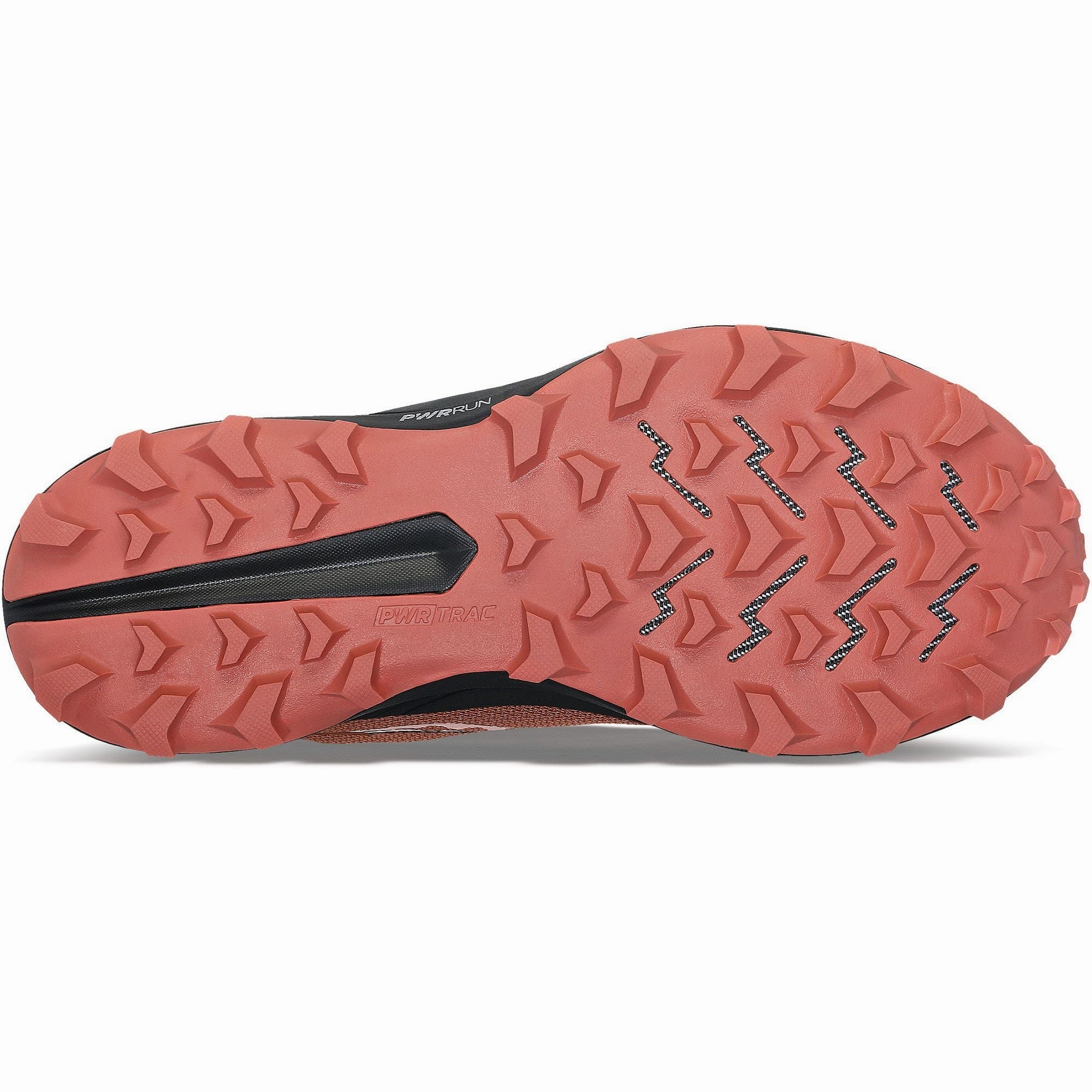 Lightning Lacing System Adjustable Heel Lock Saucony Peregrine 14 GORE-TEX Womens Trail Running Shoes - Red