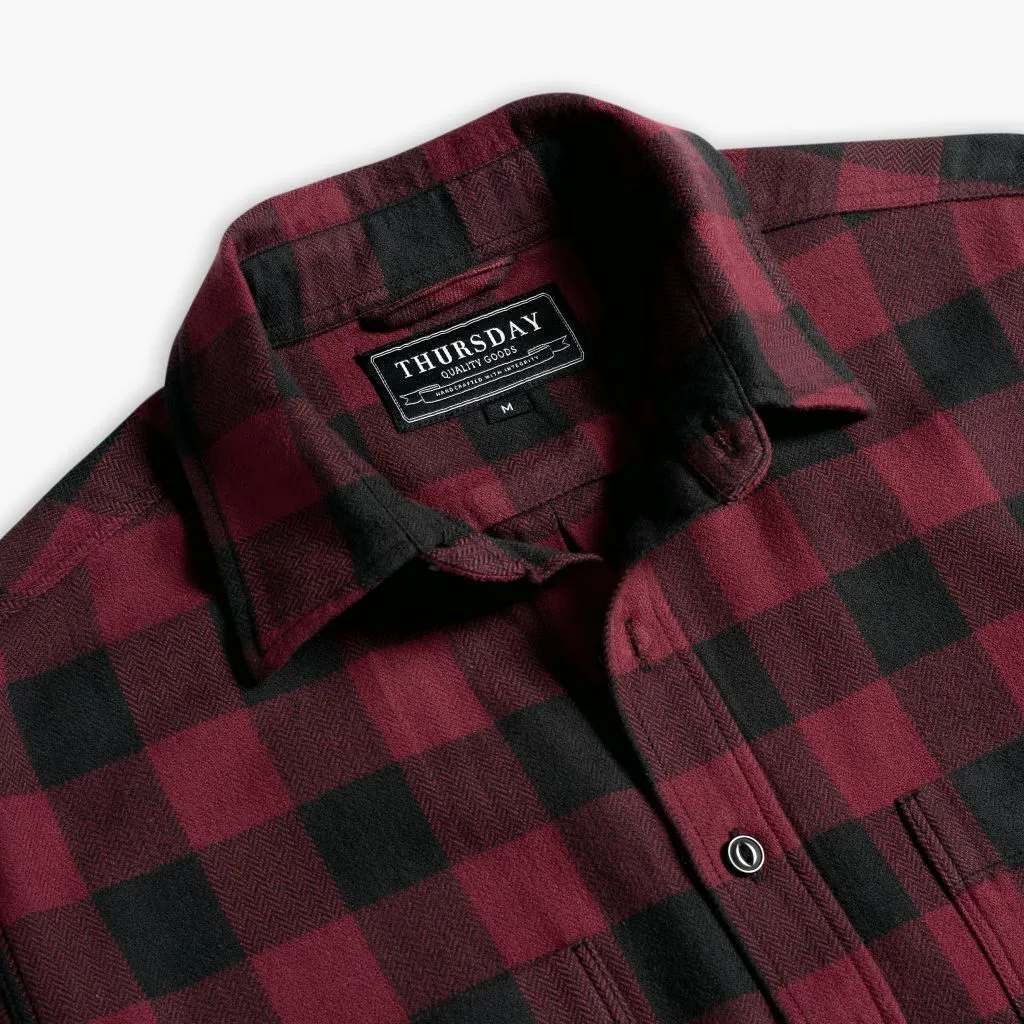 Buffalo Check Shirt | Red Perfect Layer