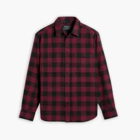 Buffalo Check Shirt | Red Sustainable production Checkered Look