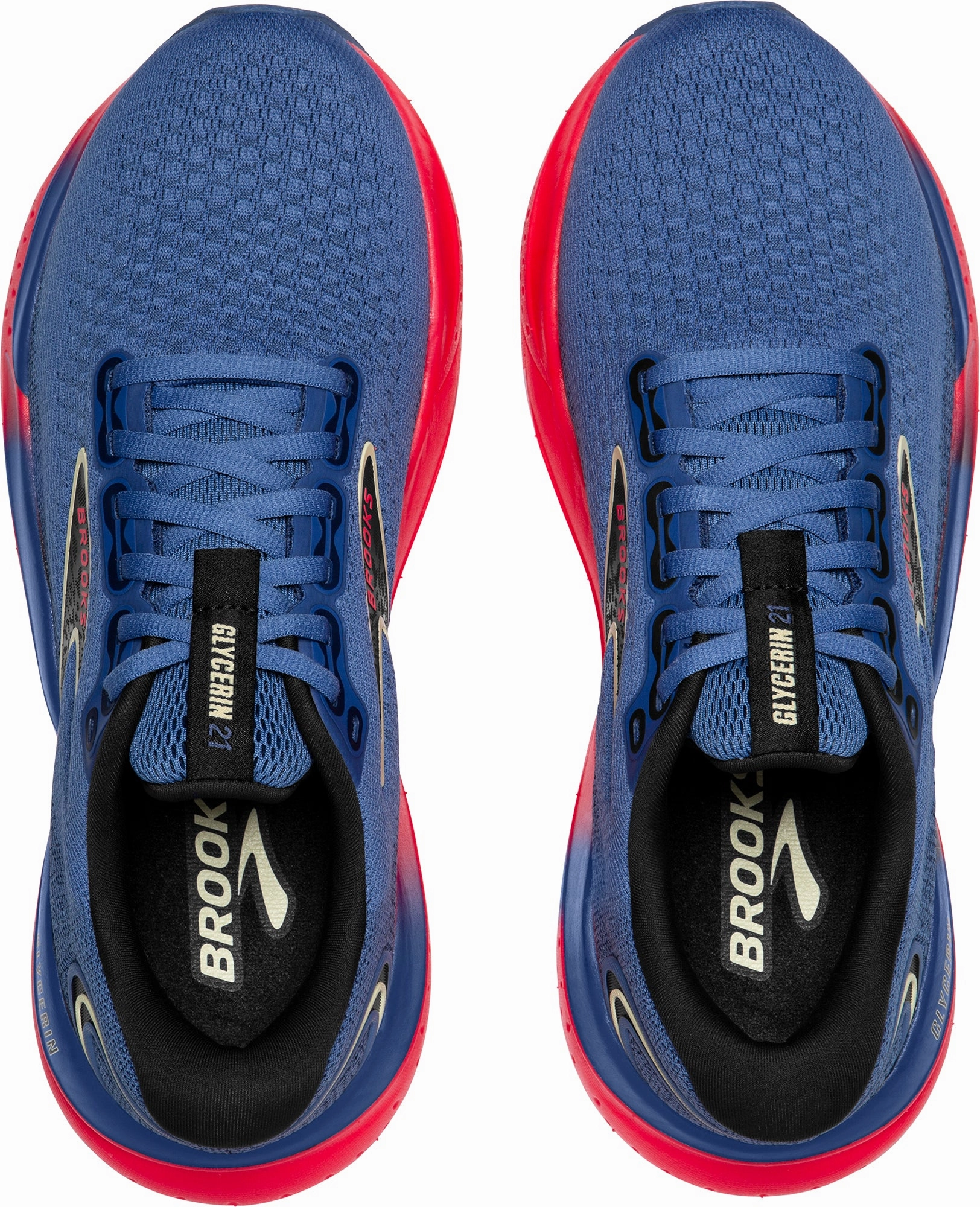 Brooks Glycerin 21 Womens Running Shoes - Blue Ultralight Construction running in different seasons
