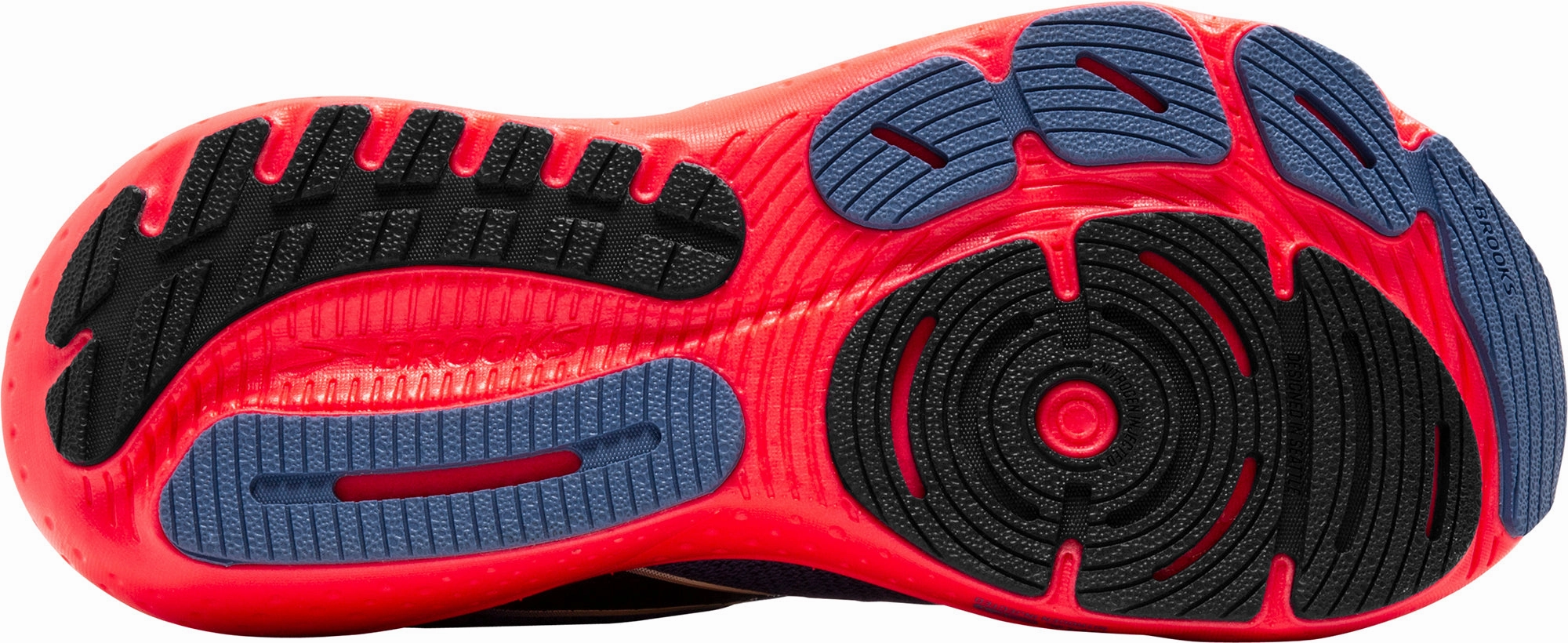 orthotic - friendly shoes Flex Foam Responsiveness Brooks Glycerin 21 Womens Running Shoes - Blue