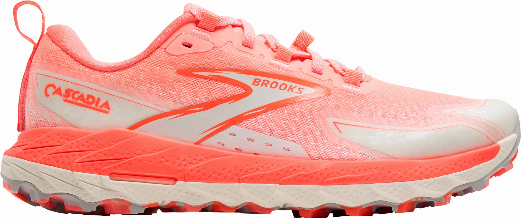 Brooks Cascadia 18 Womens Trail Running Shoes - Orange male athlete shoes